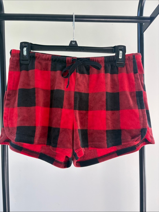 Cynthia Rowley Pants - Cynthia Rowley Women's Red & Black Plaid Lounge Shorts